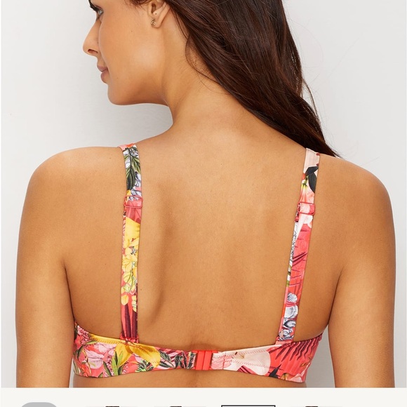 Fantasie Anguilla Underwire Plunge 32E Swim Top with Small Bottom NWOT - Picture 4 of 6